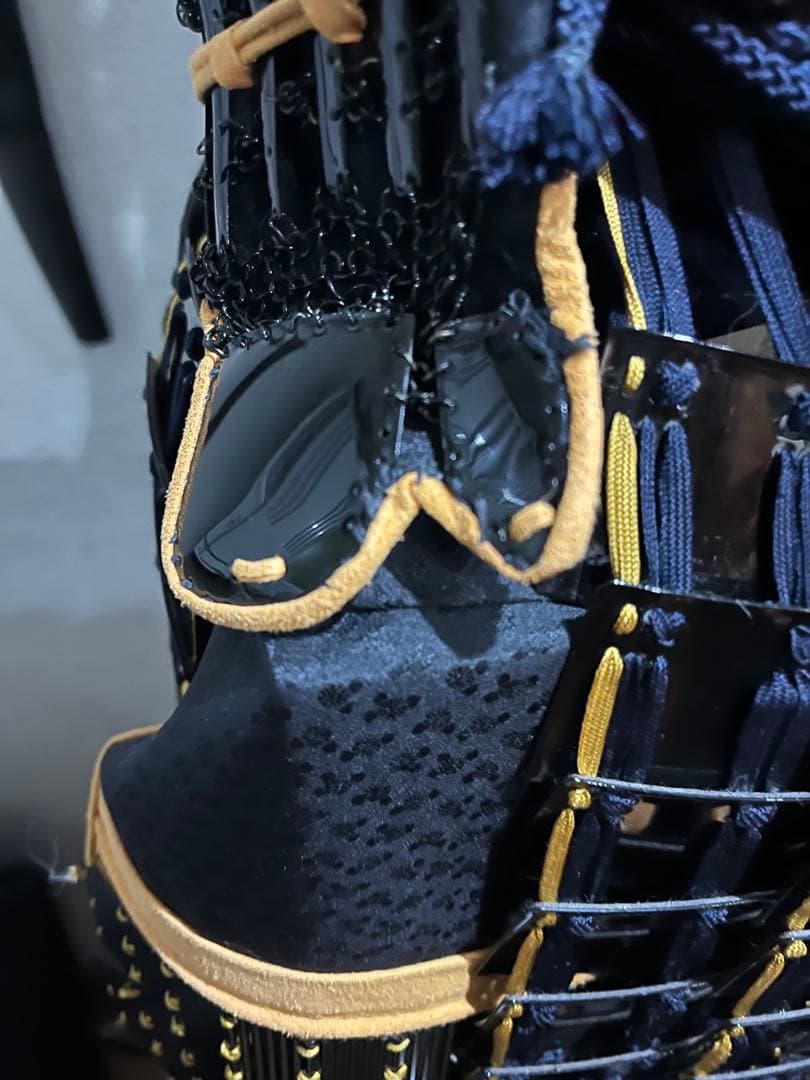 伊達政宗　黒漆五枚胴具足　1/2スケール　当時と同じ素材使用