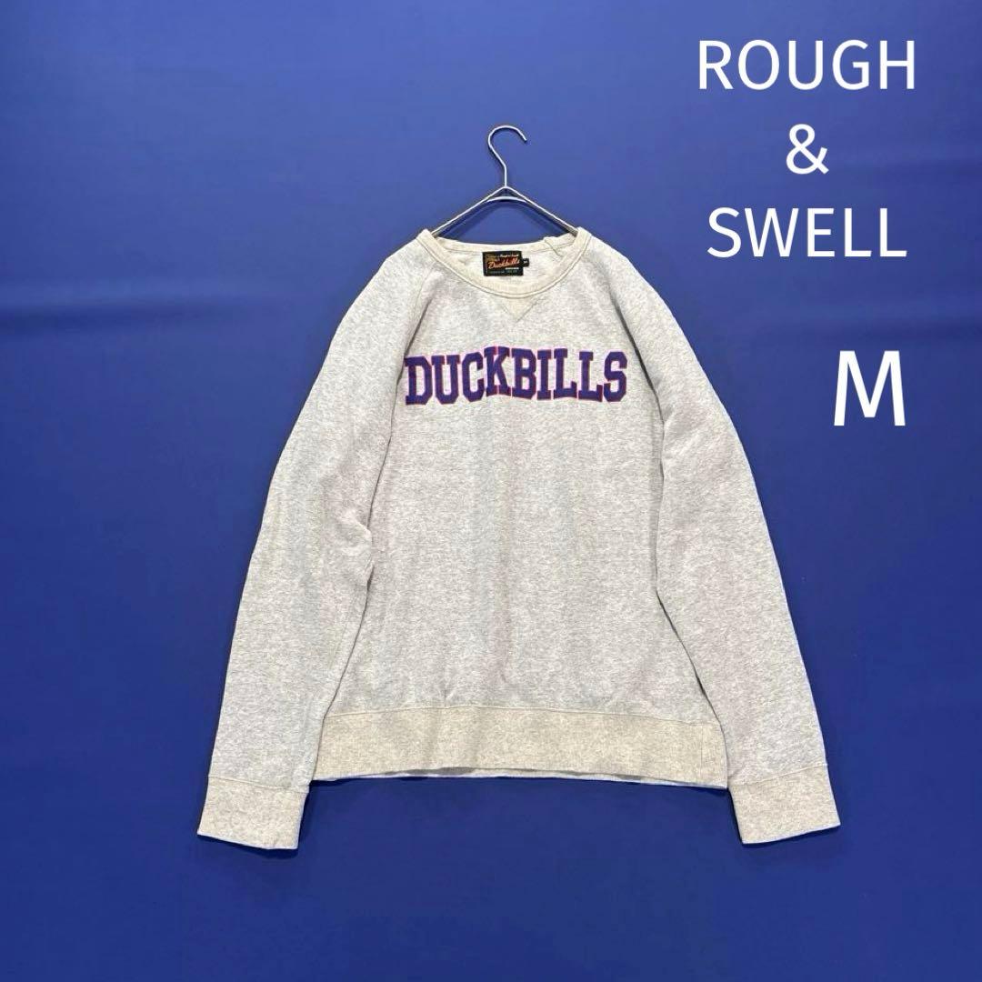 ラフアンドスウェル　スウェット　トレーナー　グレー　M ビッグロゴ　メンズ