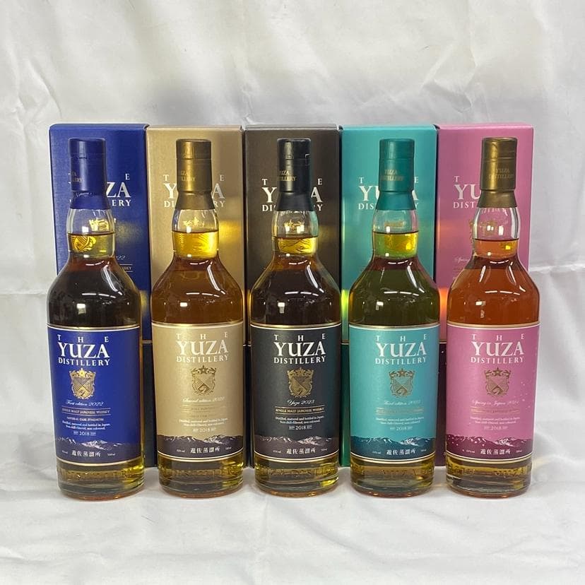 YUZA 遊佐蒸留所　ジャパニーズウイスキー　5本セット週末限定価格