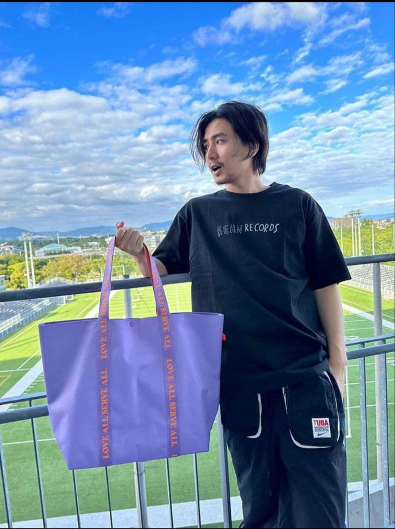 藤井風　トートバッグ　LASA　 オリーブグリーン ラベンダー　未開封品