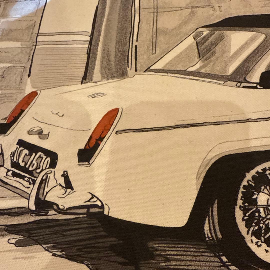 【極美品】MG モーリスガレージ イギリス BOW 掛け軸 激レア カーマガジン