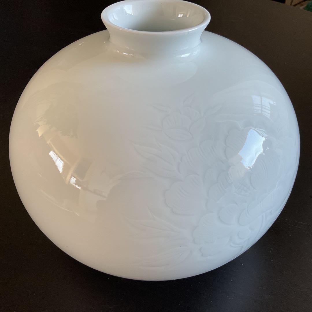 人間国宝　井上萬二　有田焼白磁　本人作