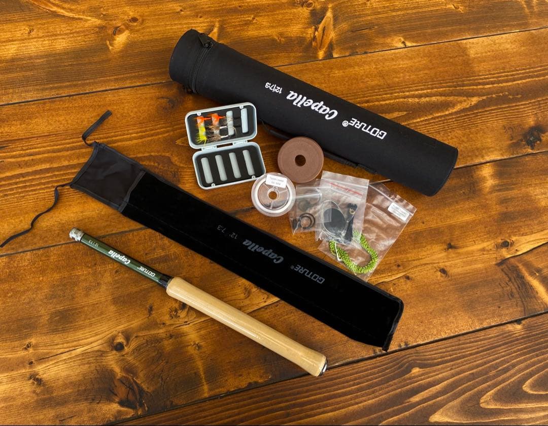 Goture テンカラロッドセット 渓流竿 3.6m テンカラロッド テンカラ竿