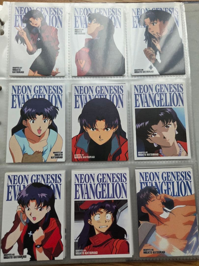 エヴァンゲリオンカードダスマスターズ２集フルコンプ品アルバム付き