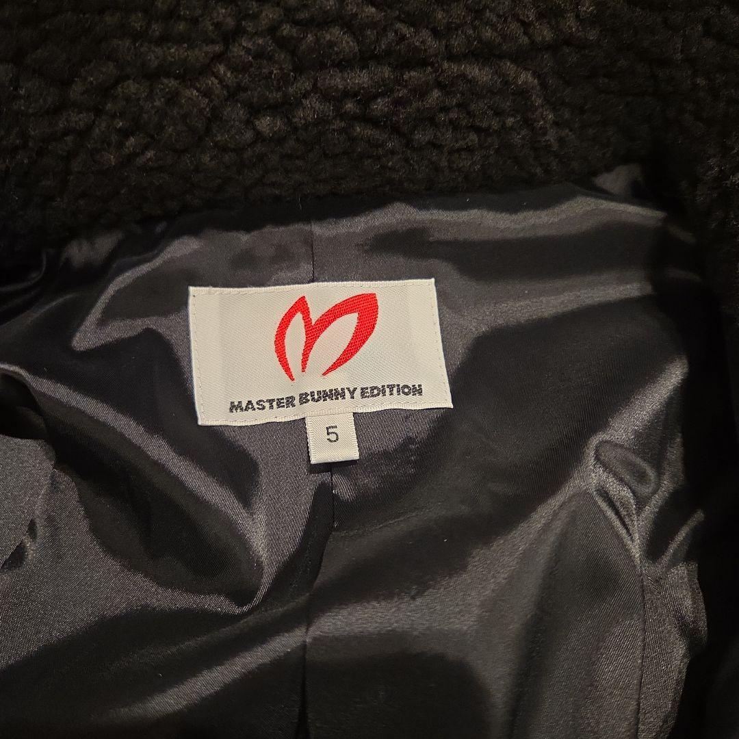 MASTER BUNNY EDITION 袖ニット切替し ボアフリース 中綿