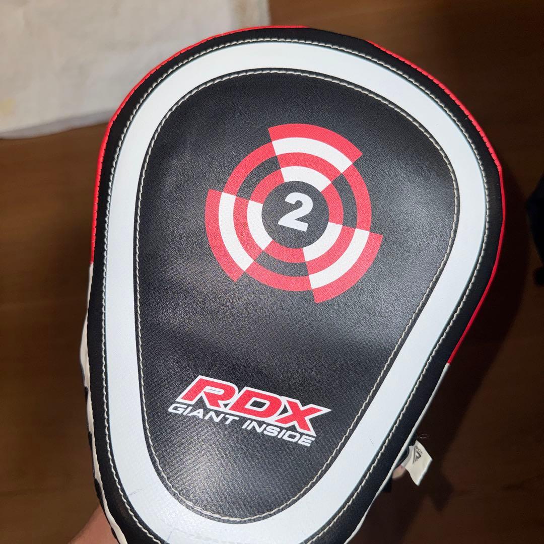 RDX GIANT INSIDE キックミット グローブ 青/黒