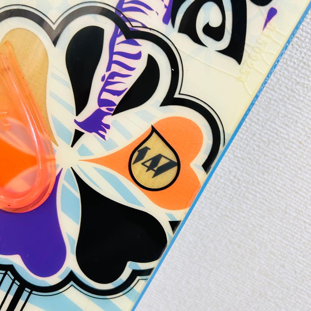 【美品】SALOMON LOTUS 147cm スノーボード 板 花柄