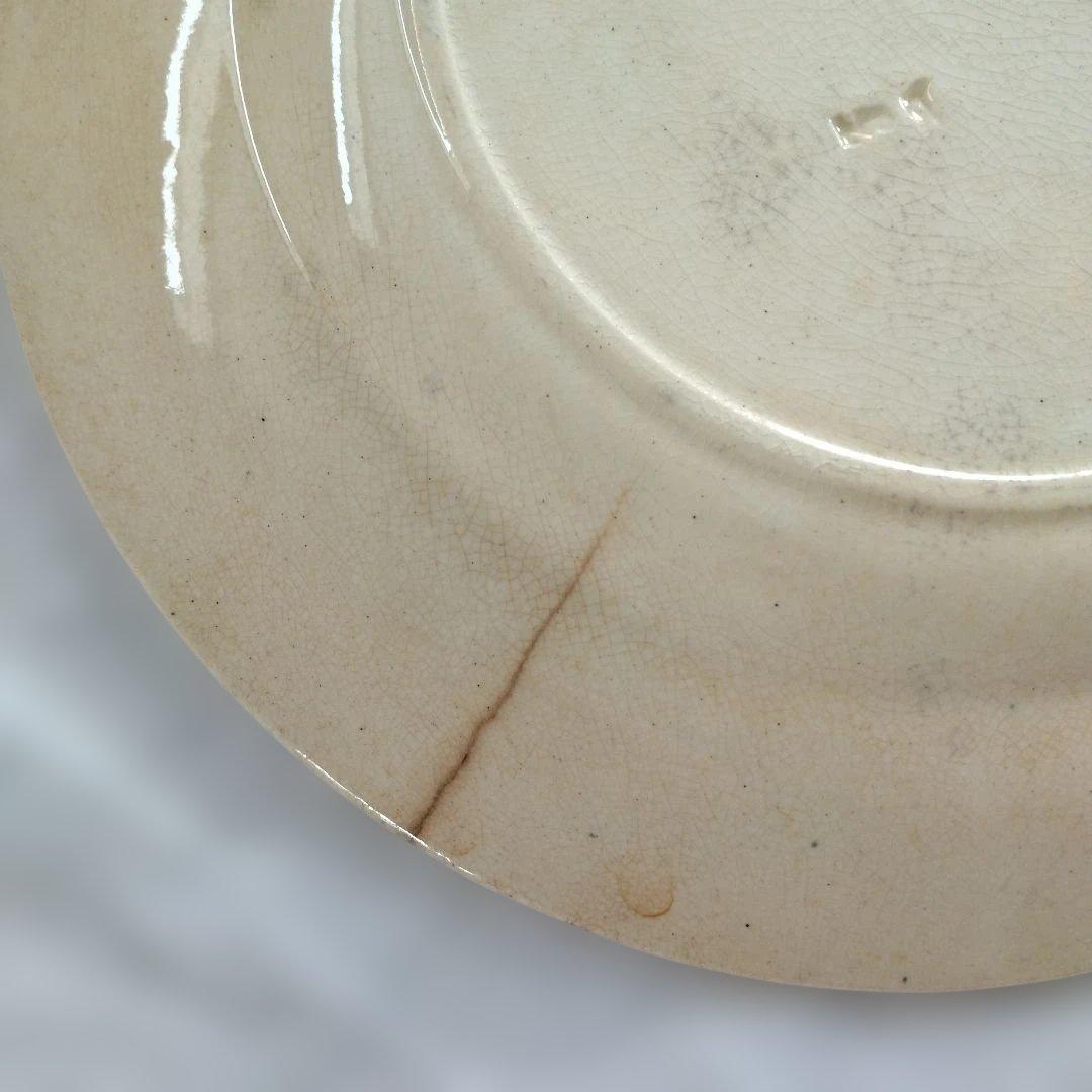 ライン他あり・ショワジールロワプレート・切り花/フランスアンティーク