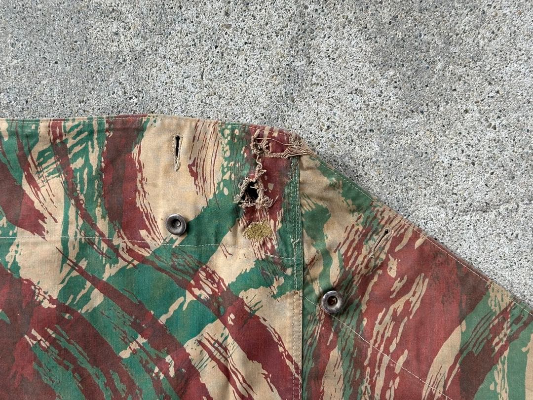 軍幕　フランス軍パップテント シェルターハーフ　リザードカモ　2枚セット