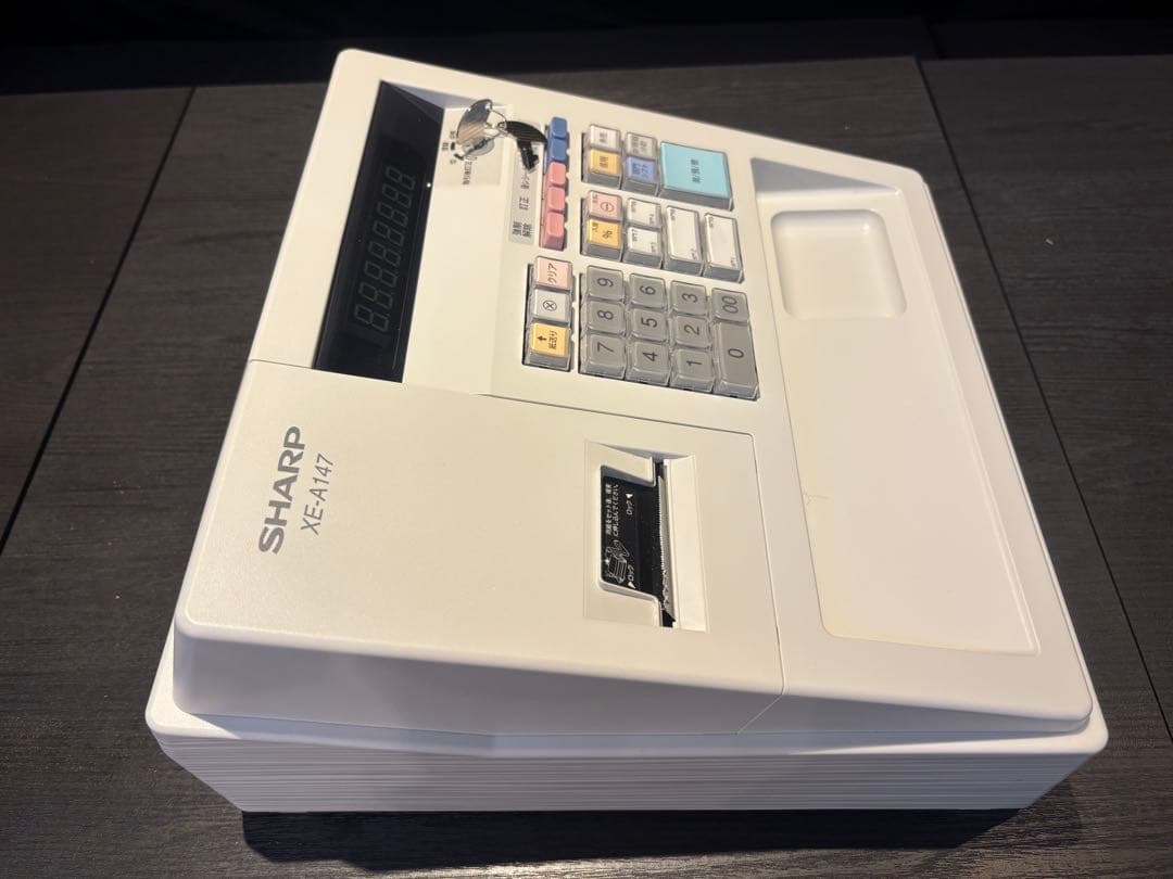 【美品】SHARP シャープ レジスター XE-A147 ホワイト
