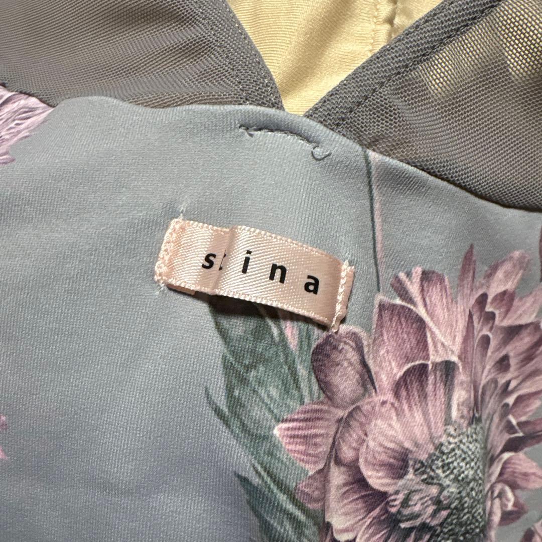 stina/s/花柄 Vネック レオタード