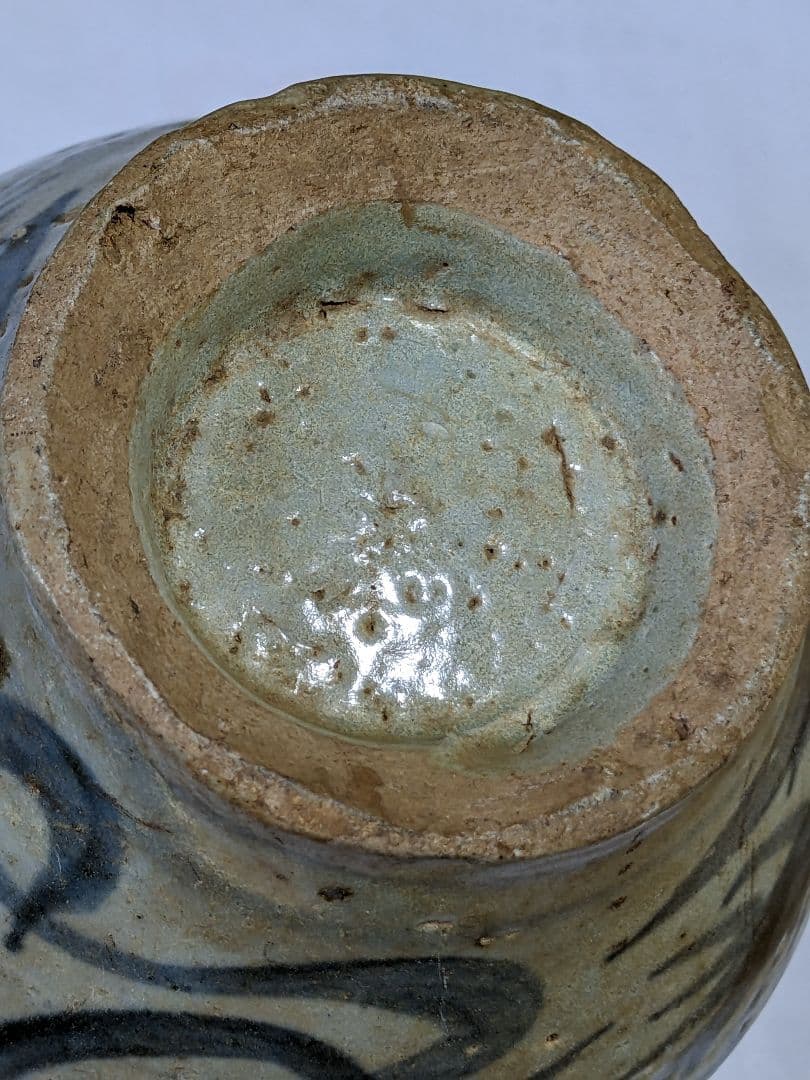 ♦中国陶磁 明時代末 漳州窯 呉須染付 壺 呉州手 置物飾り レア物古美術骨董品