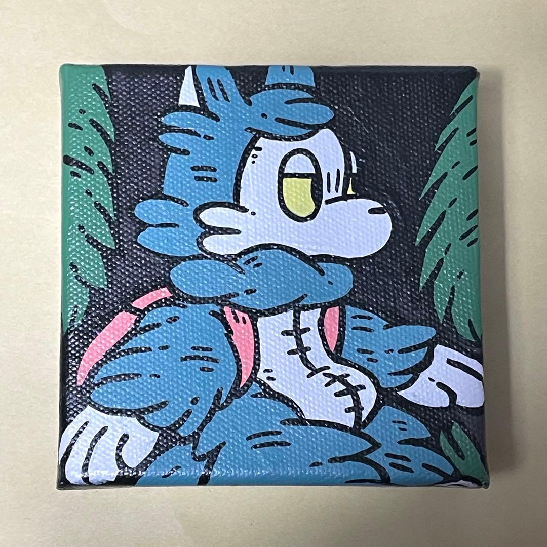 あらいきりこ おおかみくん 原画 キャンバス 直筆原画