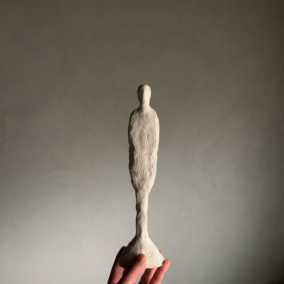 石塑粘土 立体作品 オブジェsculpture a 現代美術 「故国」