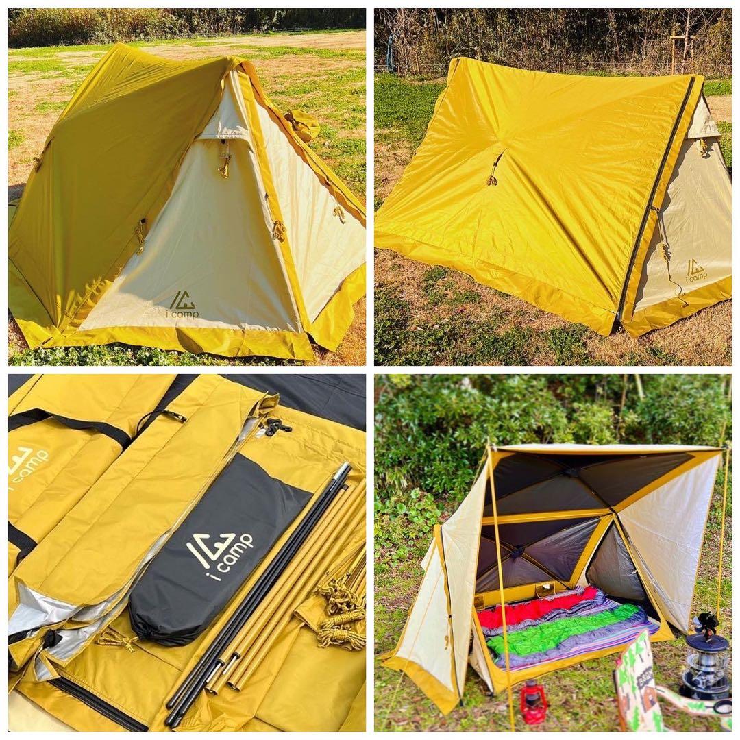 タイムセール！送料込！新品 icamp テント　ラクバイン　キャンプ　アウトドア