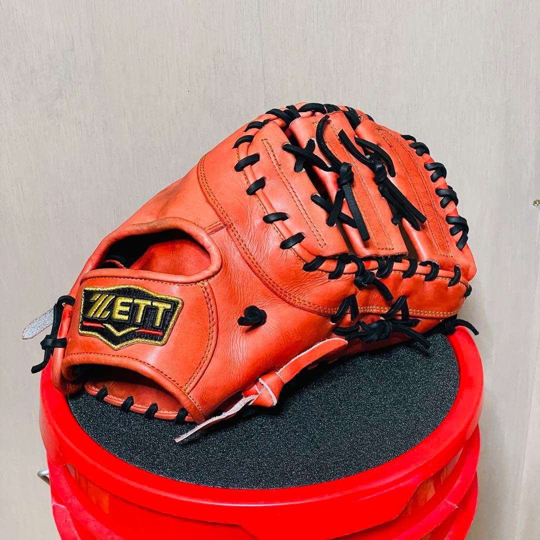 ZETT プロステイタス 軟式 ファーストミット 小指2本