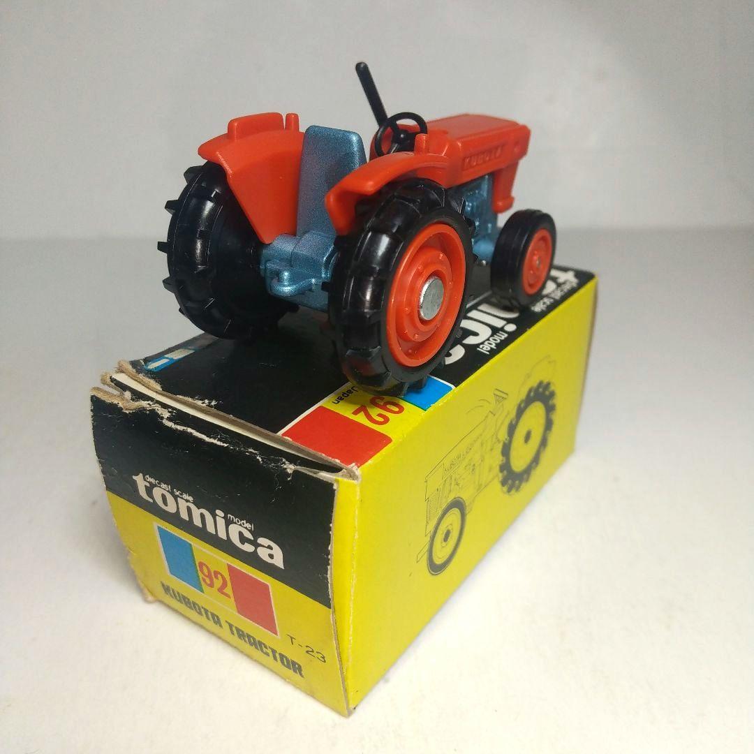 (3508)トミカ 黒箱 日本製 クボタ トラクター