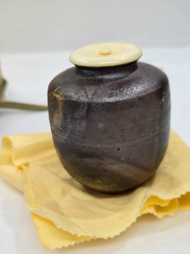 MT692　山本宗秀　備州窯　備前茶入　未使用