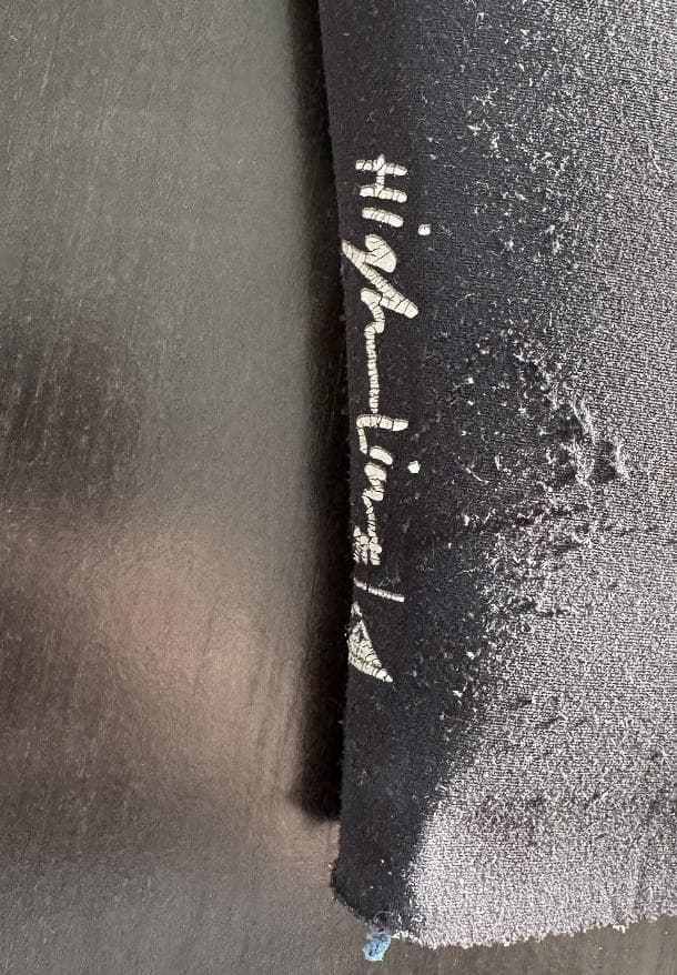 Quiksilver ブラック フルスーツ　フルジャージ