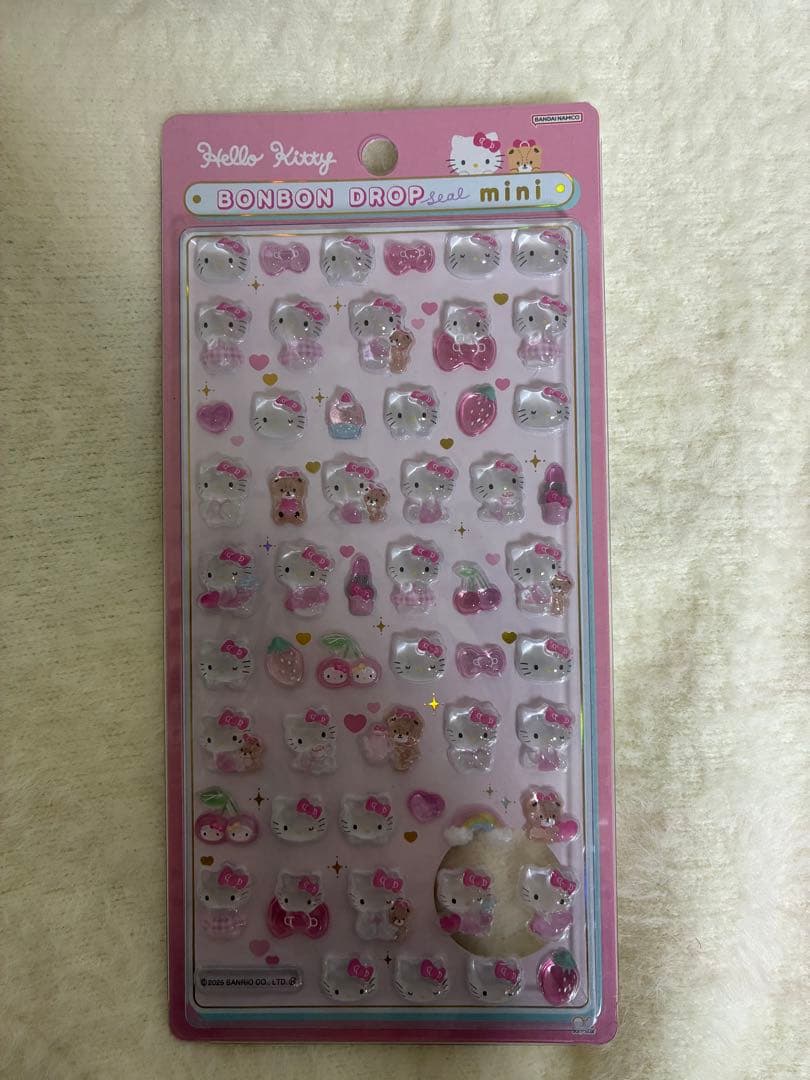 【正規品】ボンボンドロップミニ サンリオ＋しずくちゃん＋サンリオステッカー付き