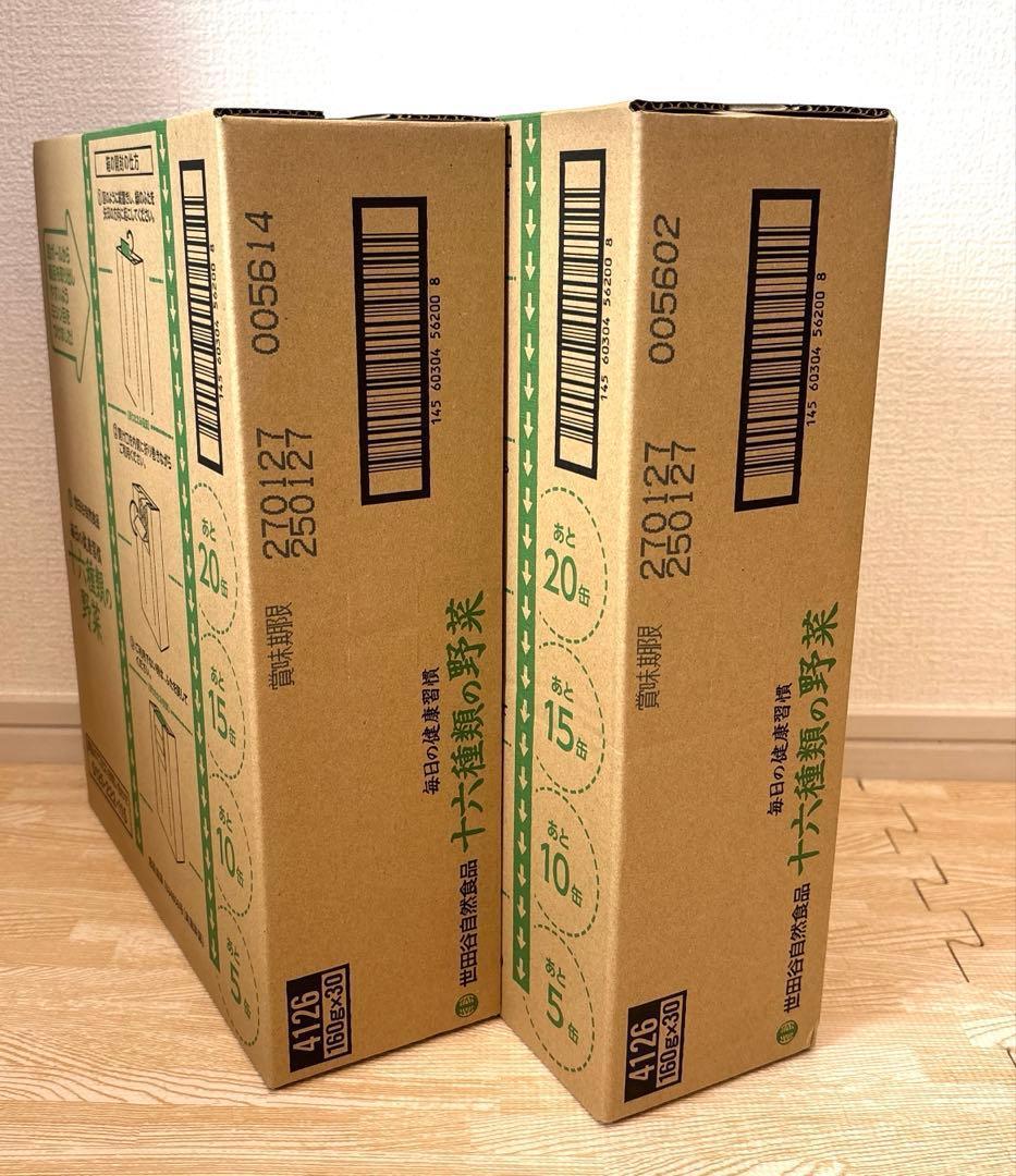 世田谷自然食品　十六種類の野菜160g×30缶 2箱