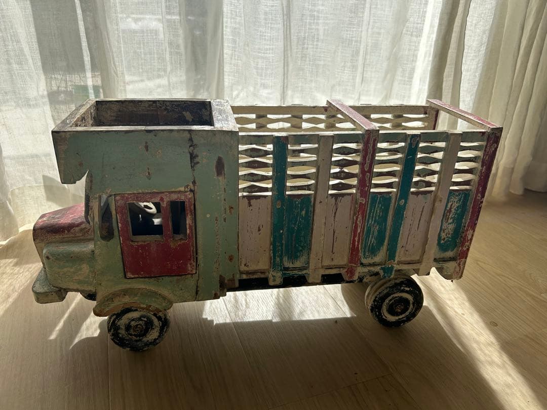 アンティークトラック型飾り物 約50cm 店舗　インテリア