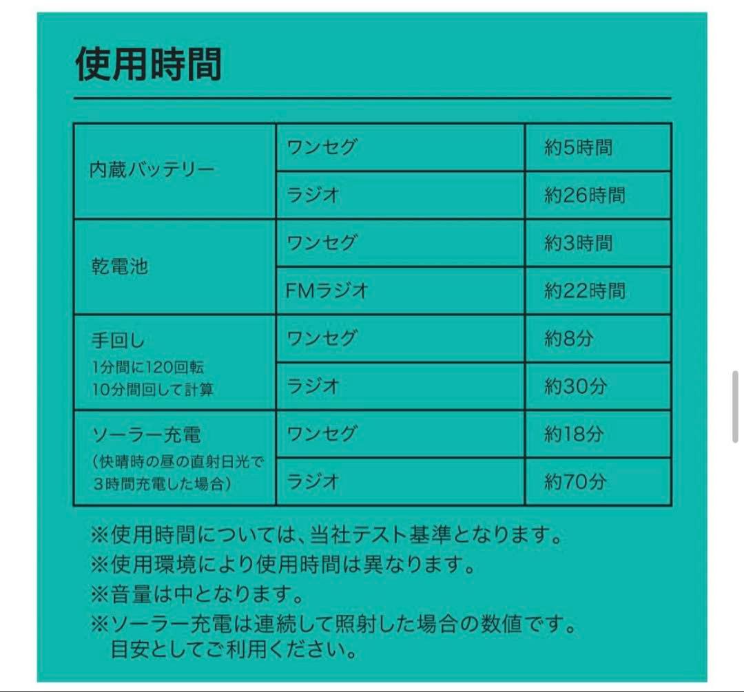 innowa buddy Max ソーラー充電 ポータブルラジオ TV