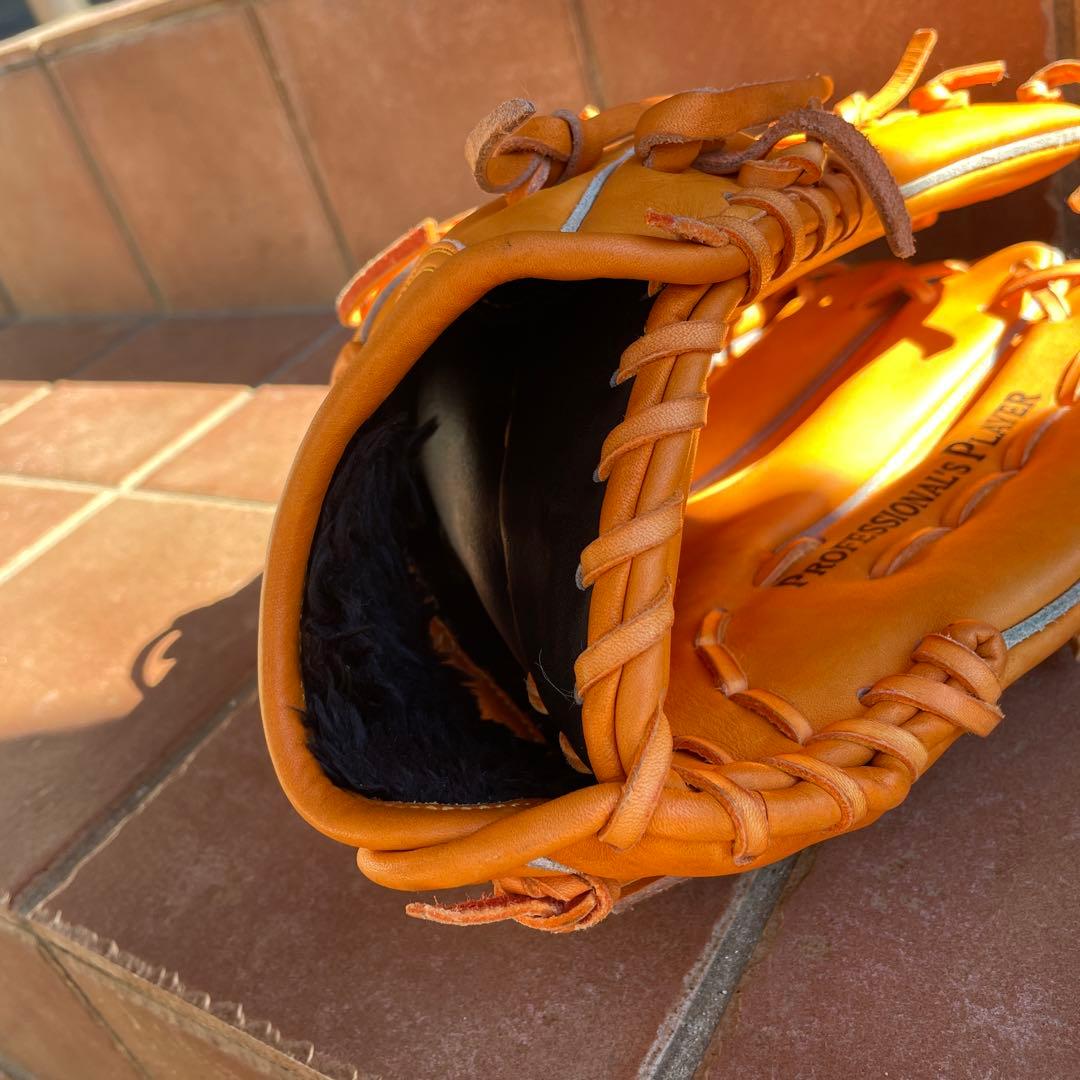 H Natural Flex 軟式グローブ オレンジ