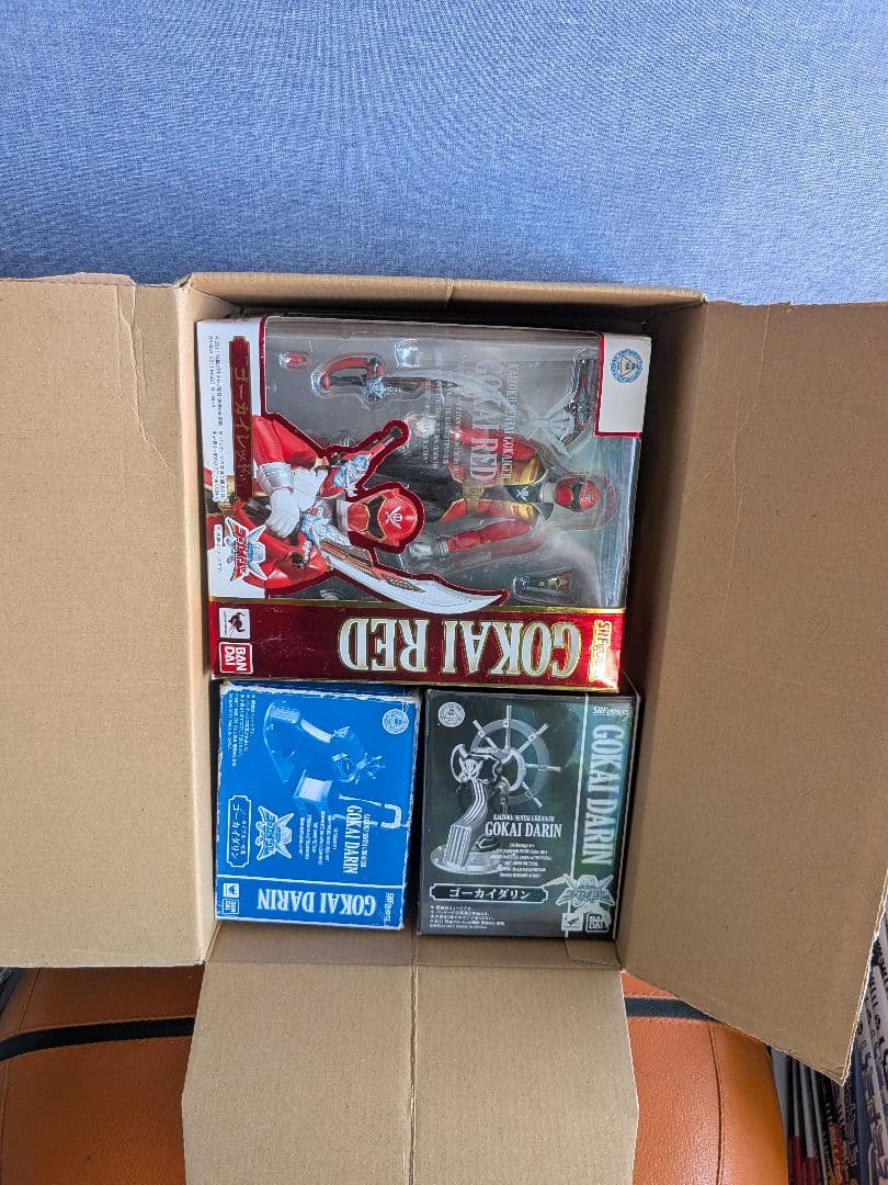 S.H.Figuartsゴーカイジャー レッド·ブルー 初回限定2個付きセット