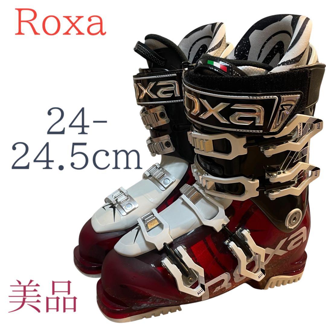 美品　レディース　メンズ　Roxaスキーブーツ/24-24.5cm/赤