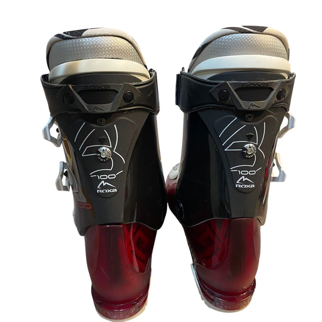 美品　レディース　メンズ　Roxaスキーブーツ/24-24.5cm/赤