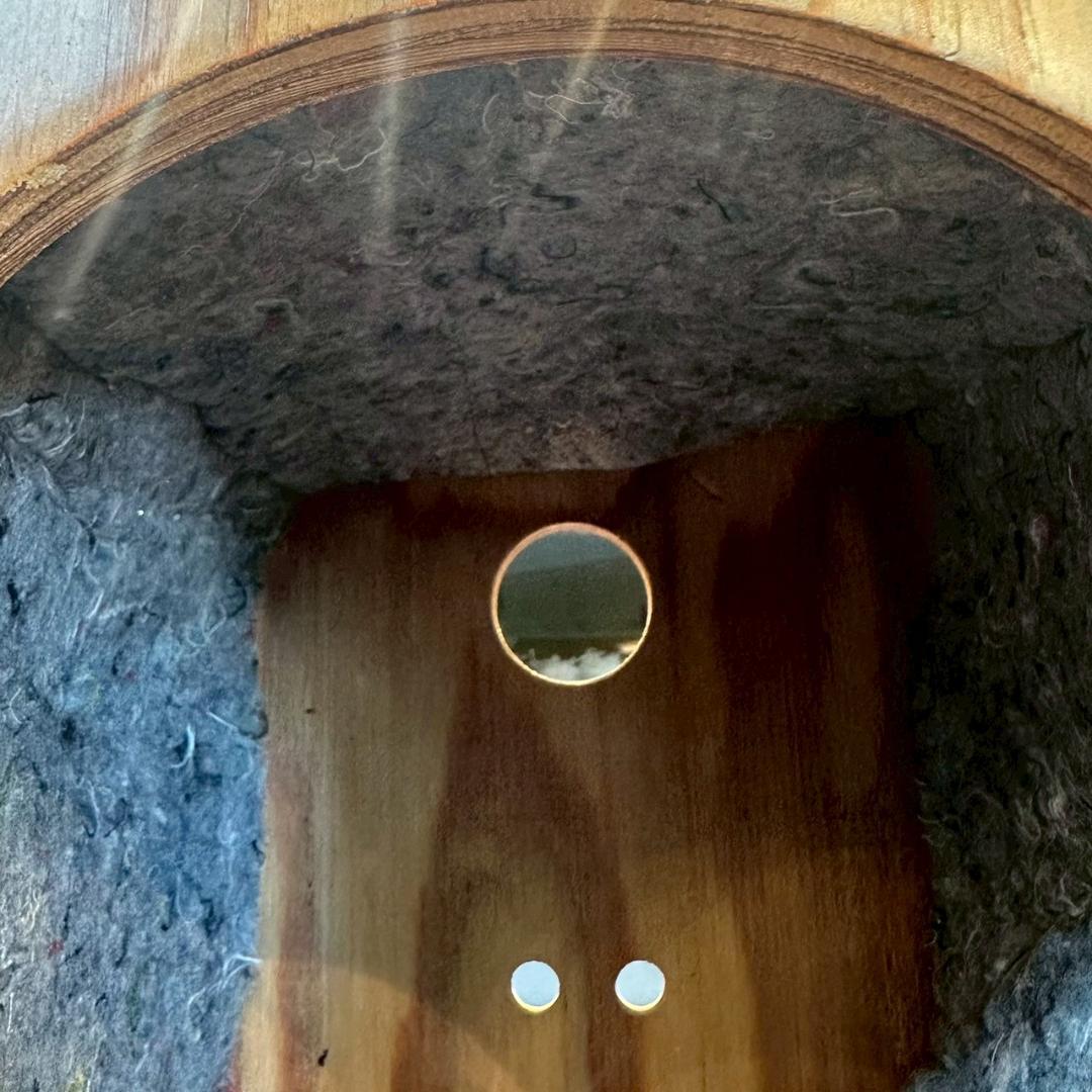 新品【2個セット】木製ペットハウス コンセント穴付き 天然木 箱型 立方体