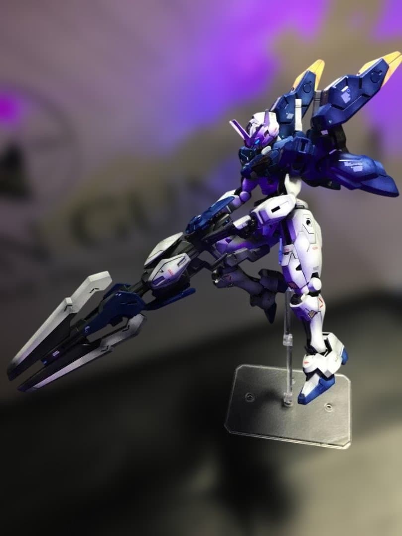 水星の魔女　HG 1/144 エアリアルリビルド　グラデーション全塗装完成品