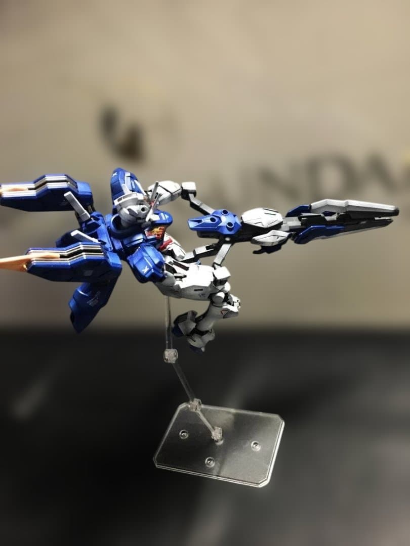 水星の魔女　HG 1/144 エアリアルリビルド　グラデーション全塗装完成品