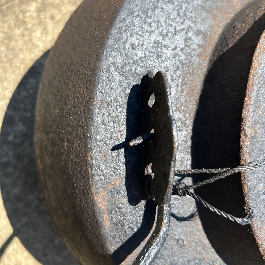 巨大　鉄瓶　オブジェ　昭和レトロ　水漏れ有り　15日まで値引き