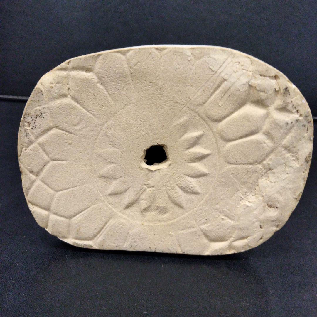 b396-4　仏師 久保田唯心 御李代刀 本人作 陶彫 宝蔵童女　E