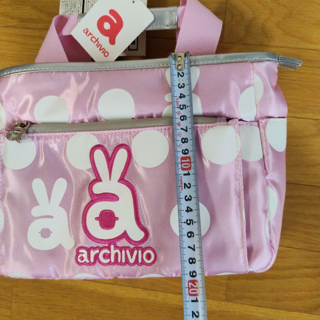新品　archivio ピンク 水玉 ゴルフカートバッグ