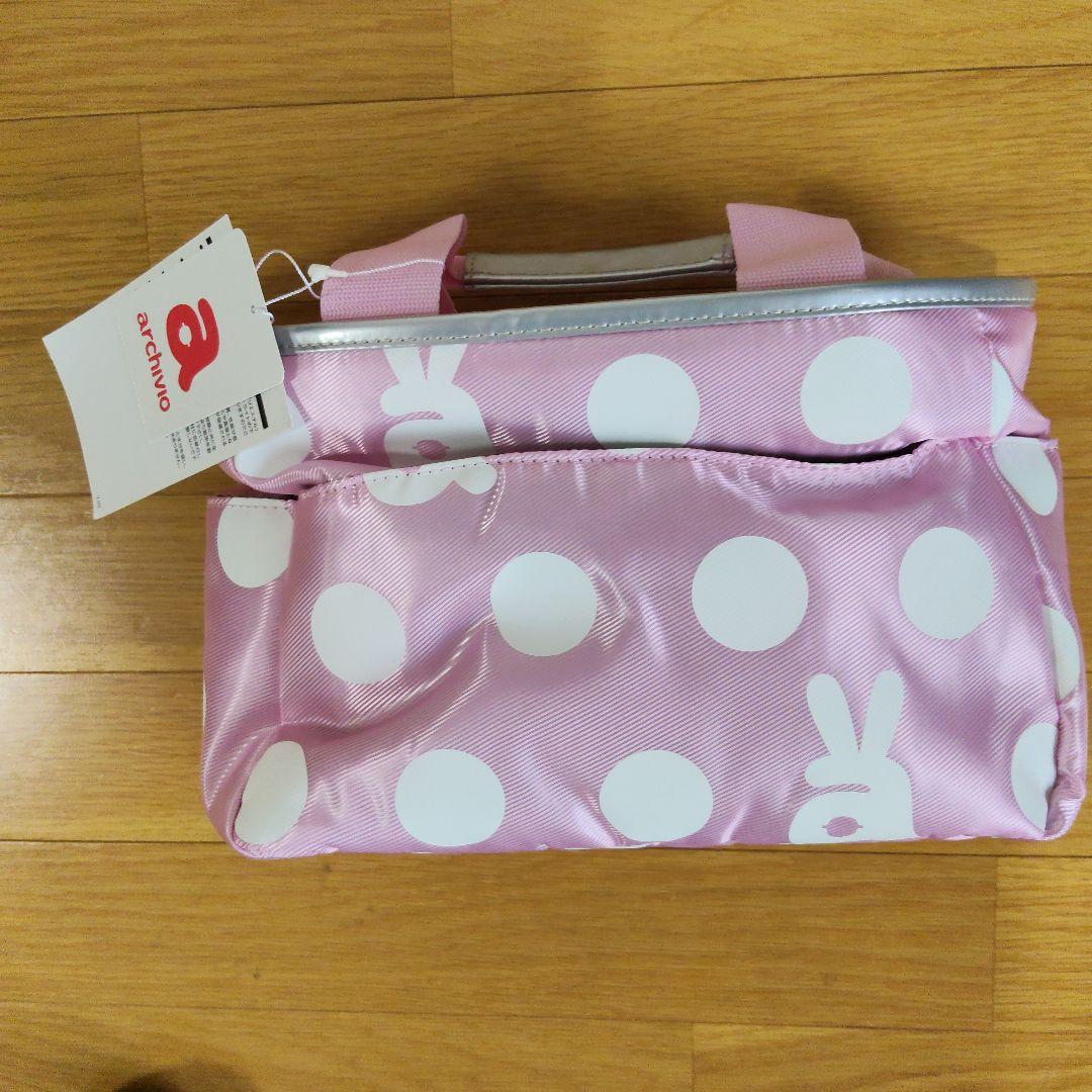 新品　archivio ピンク 水玉 ゴルフカートバッグ
