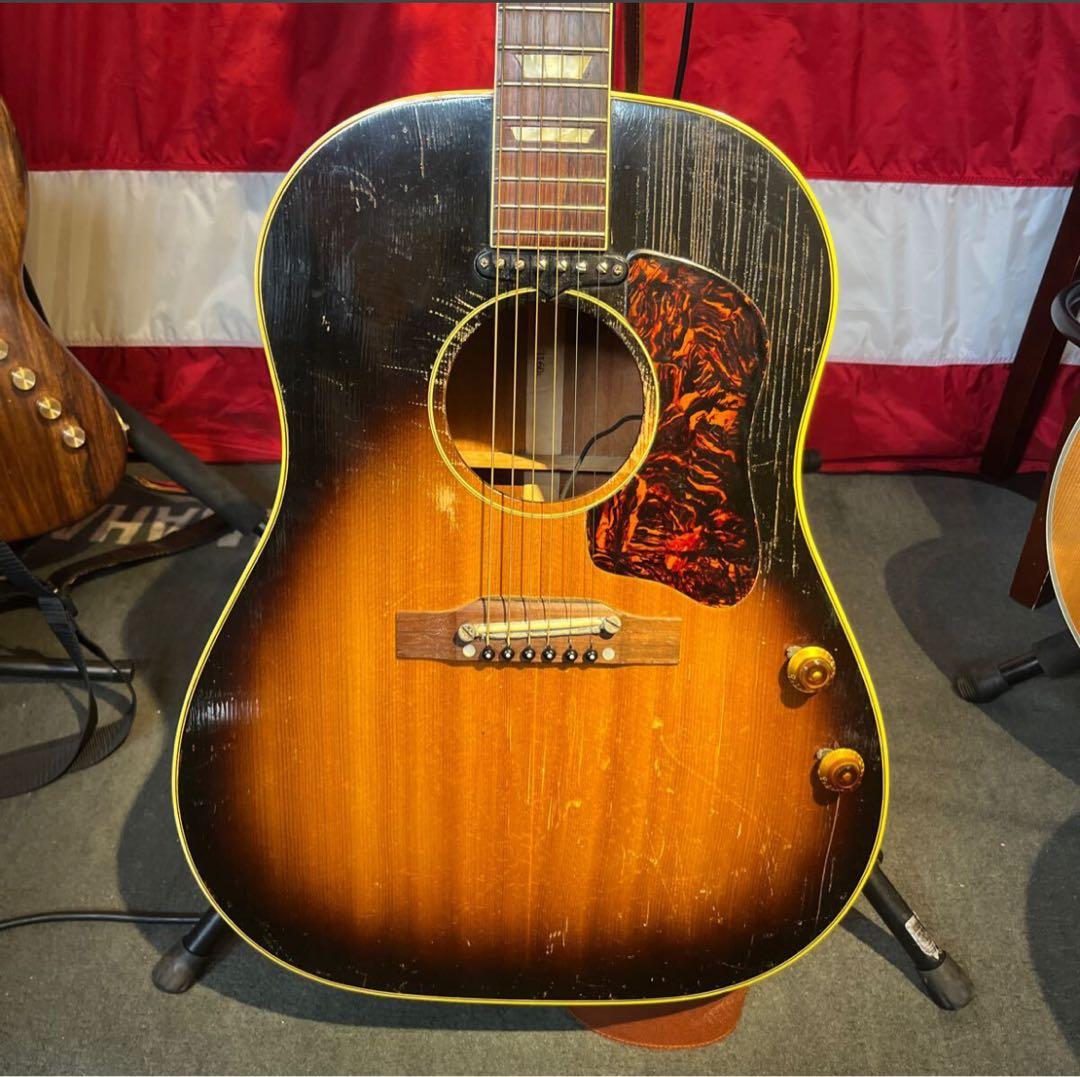 1956年 Gibson J-160e エレアコ 社外ハードケース付 店頭試奏可