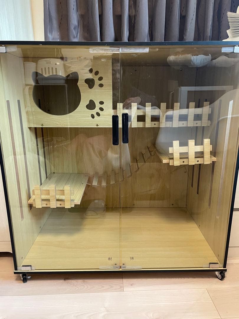 オシャレ★木製キャットケージ