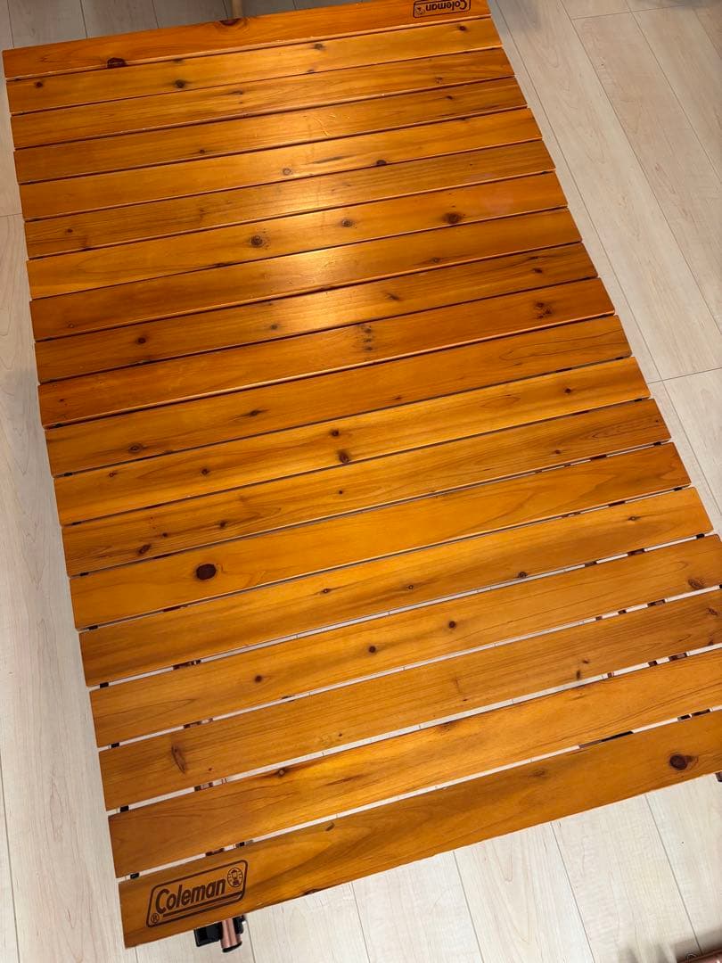 Colemanナチュラルウッドロールテーブルクラシック/110