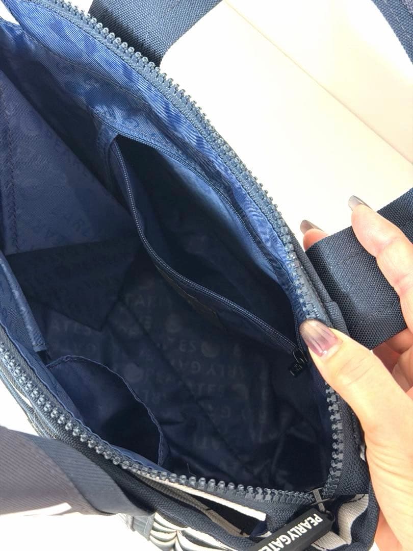 【超美品】パーリーゲイツ キルティングボーダー カートバッグ