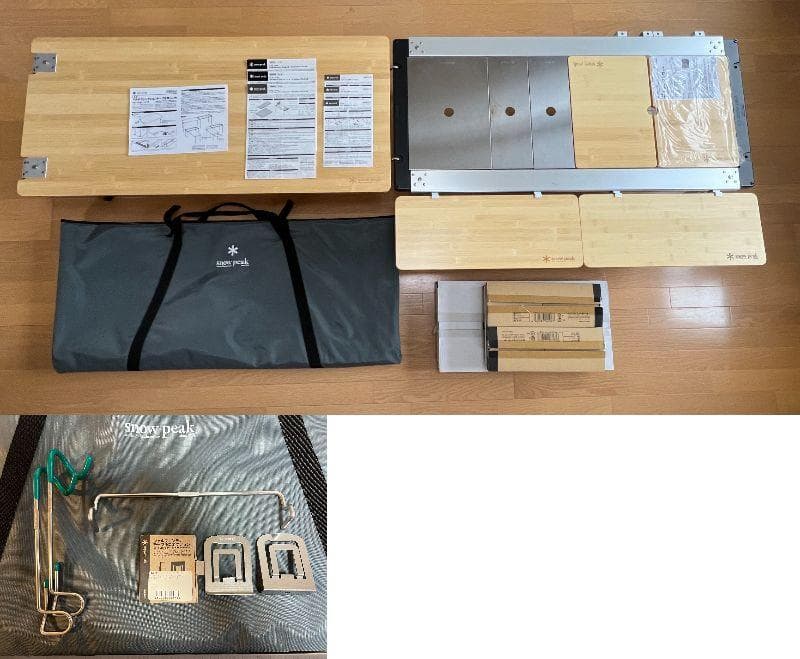 廃盤 レア スノーピーク マルチファンクションテーブル アイアングリルテーブル