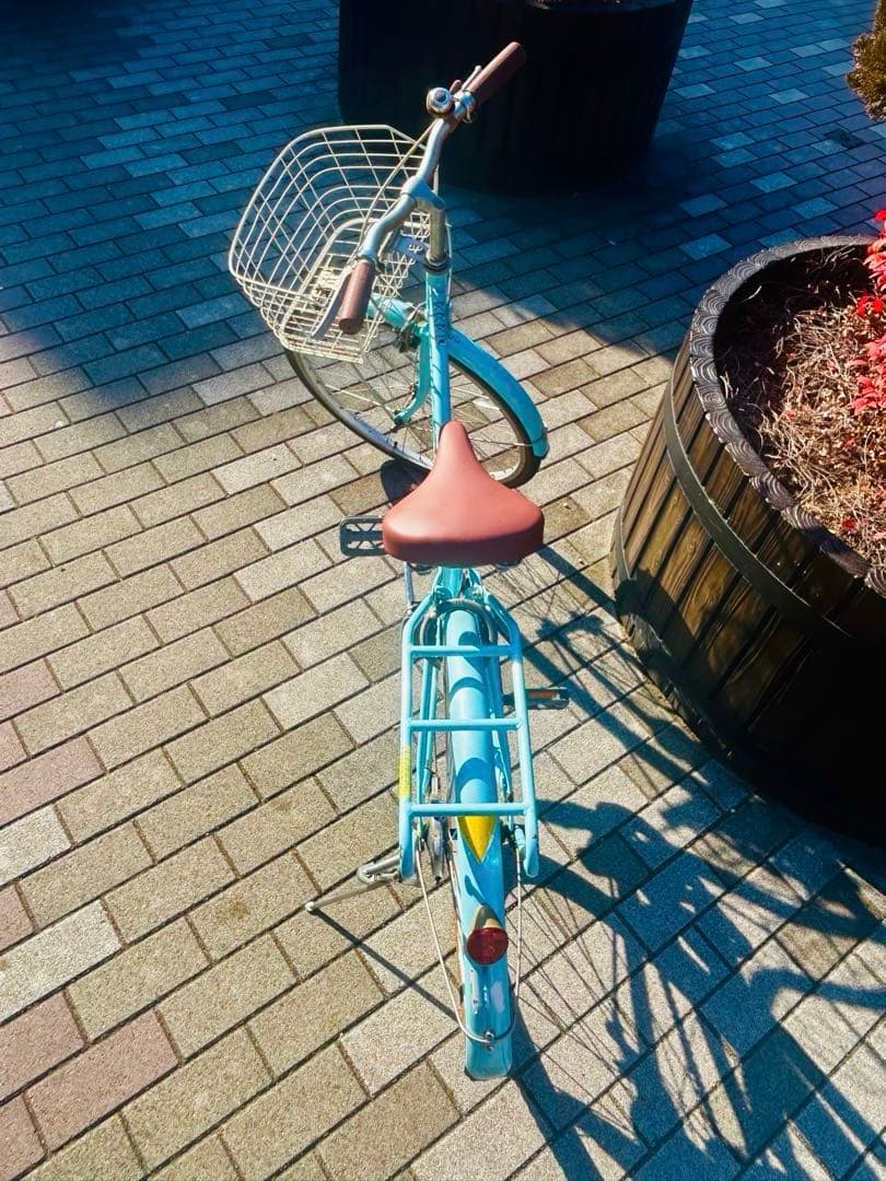 東京都内　引き渡し限定　子供用自転車　水色　24インチ　De angelis