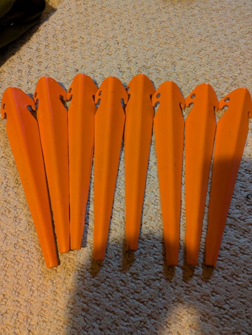 USパップテント 軍幕　ペグ8本　美品