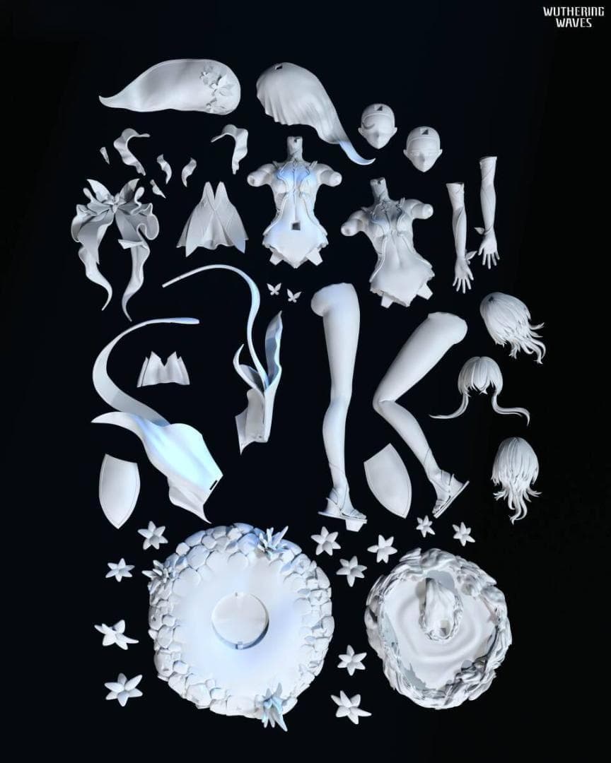 ショアキーパー　鳴潮　未塗装未組立　ガレキ