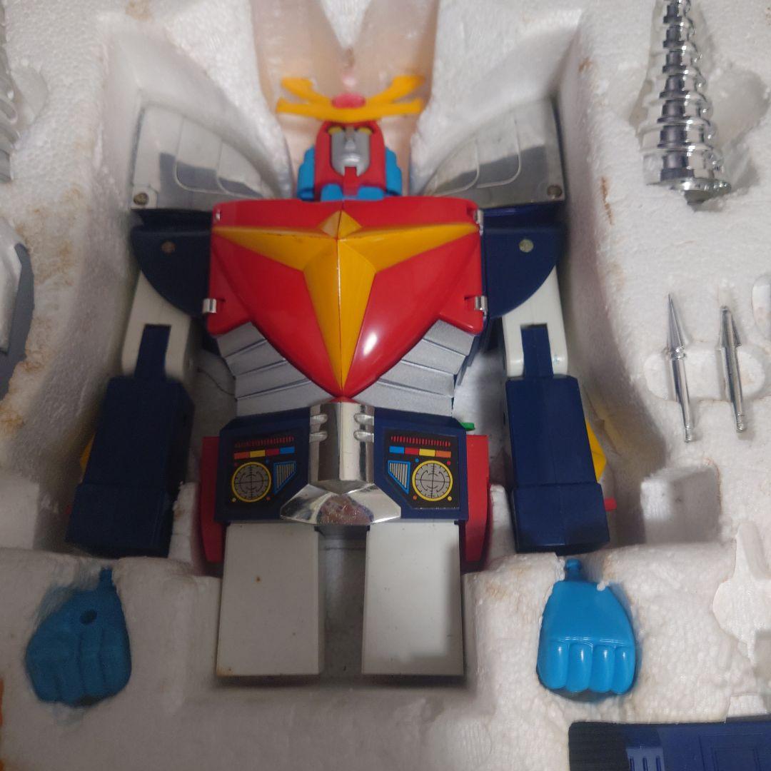 昭和レトロ クローバー当時物 無敵鋼人ダイターン3 電動巨大セット