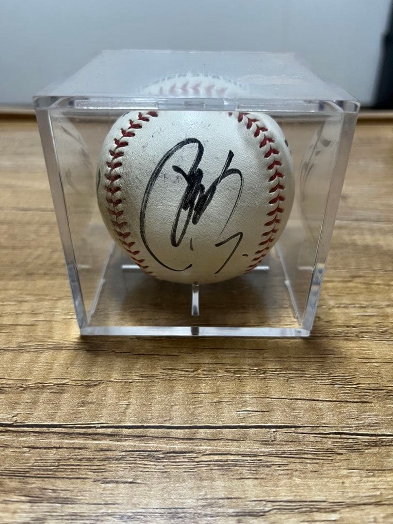 サイン入り公式野球 3つのサイン付き