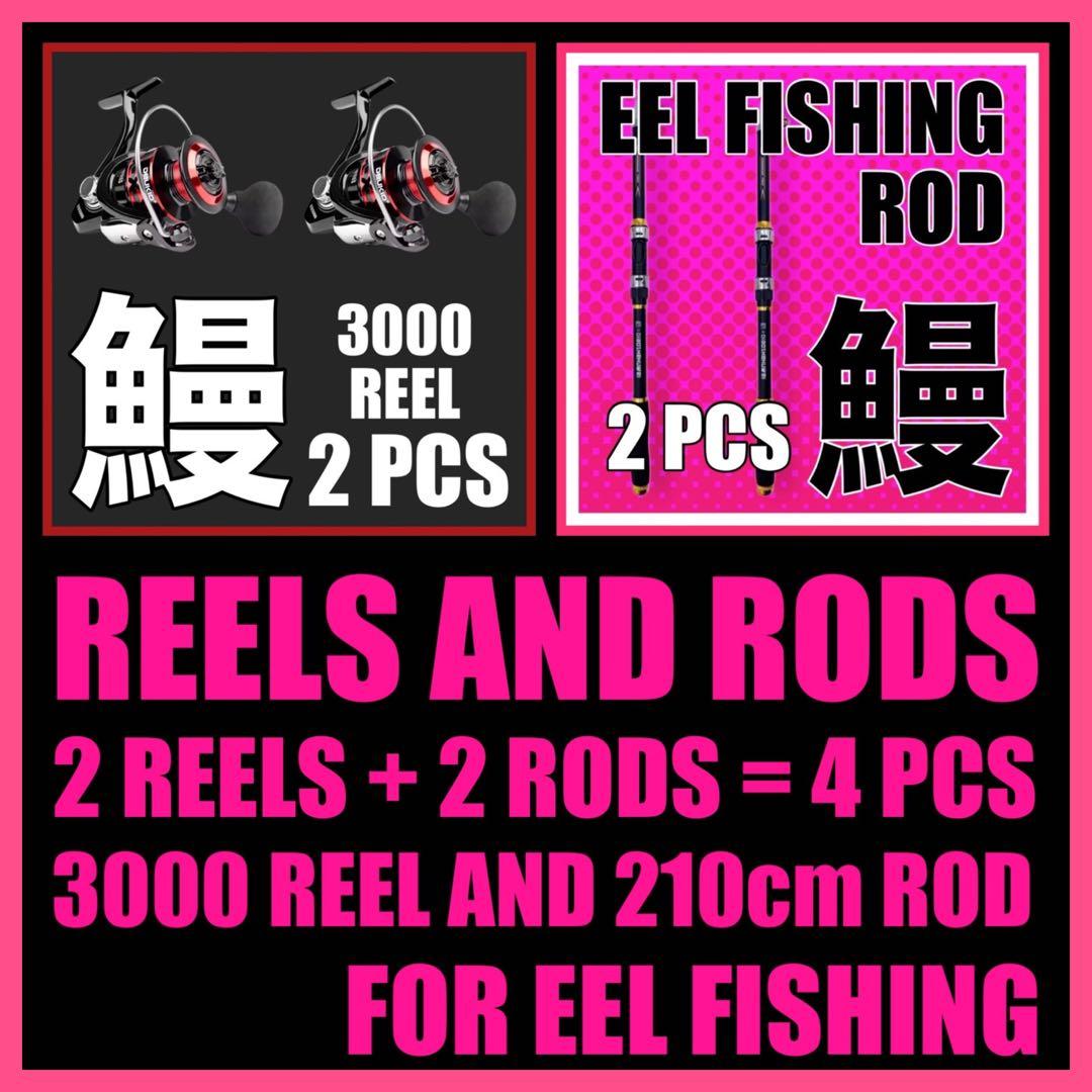 うなぎ釣り　鰻釣り　ウナギ釣り　投げ釣り　ぶっこみ釣り　ロッド　リール　セット