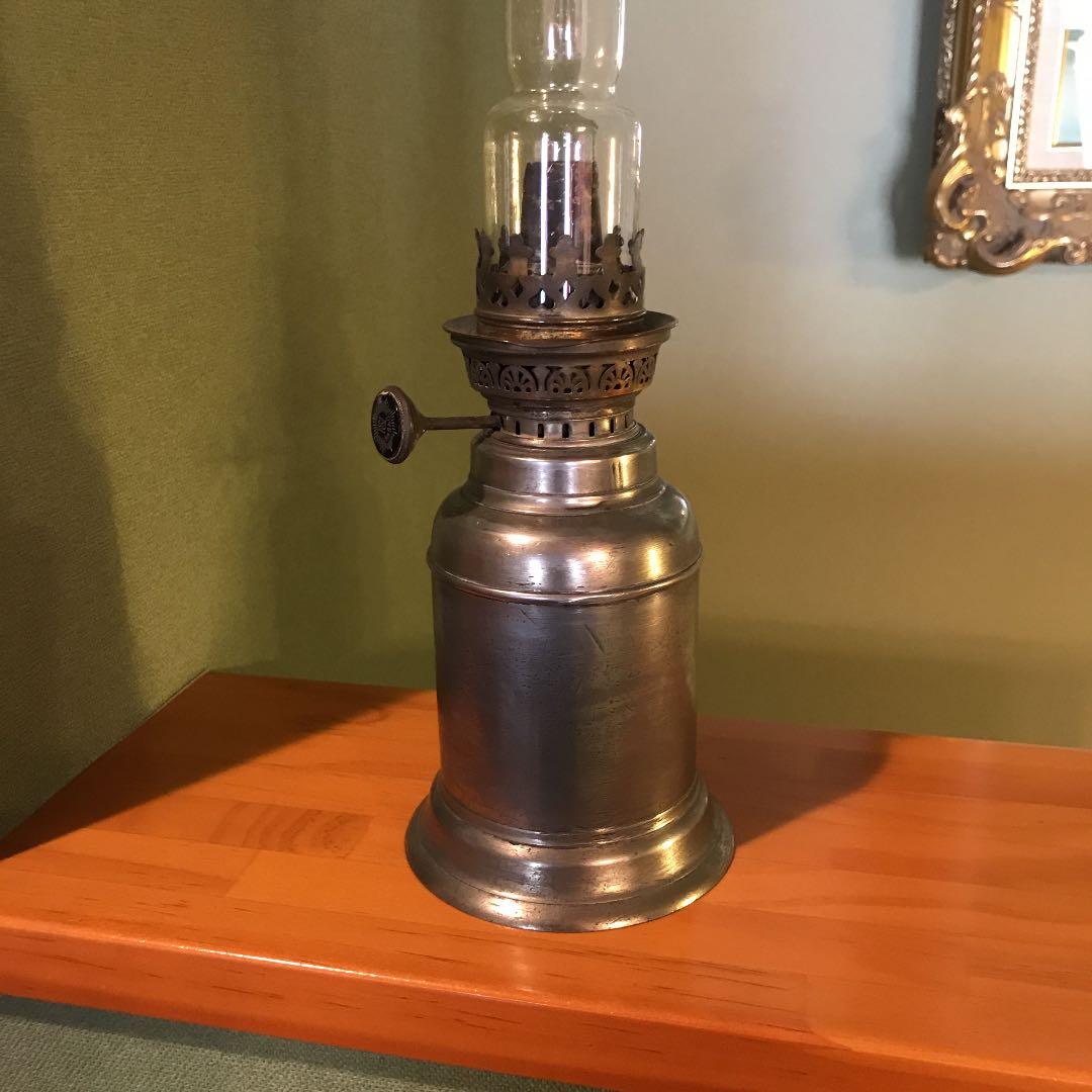 フランス製骨董オイルランプ